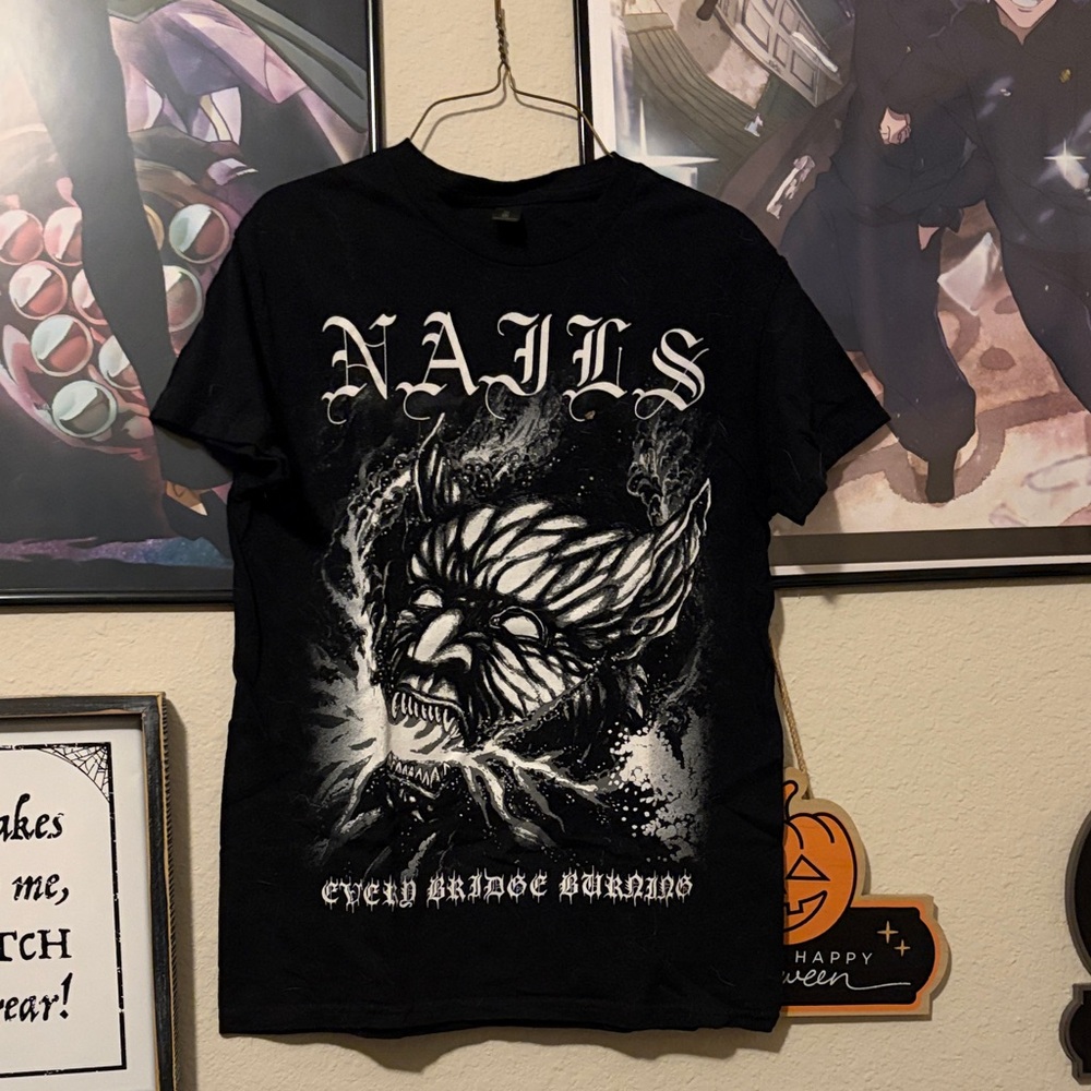 Sold❌ Nails every bridge burning band tee